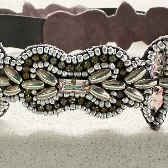 Altar'd State Silver Gem Rhinestone Belt - NEW - Picture 2 of 7
